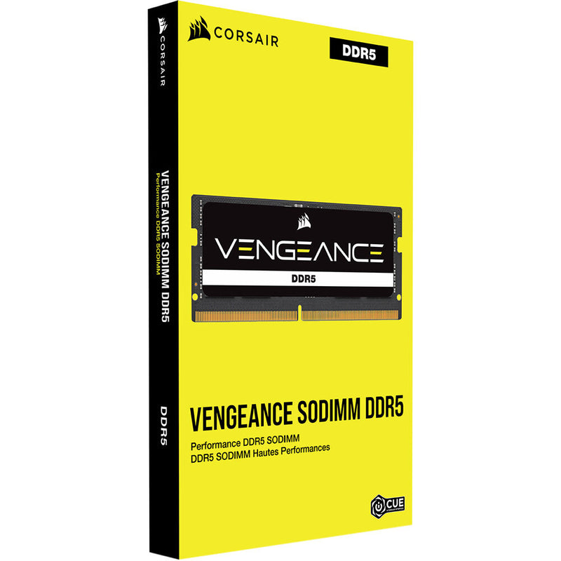 Corsair 16GB VENGEANCE Laptop DDR5 4800 MHz SO-DIMM Memory Kit (2 x 8GB)