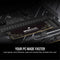 Corsair 1TB MP600 ELITE NVMe PCIe 4.0 M.2 Internal SSD