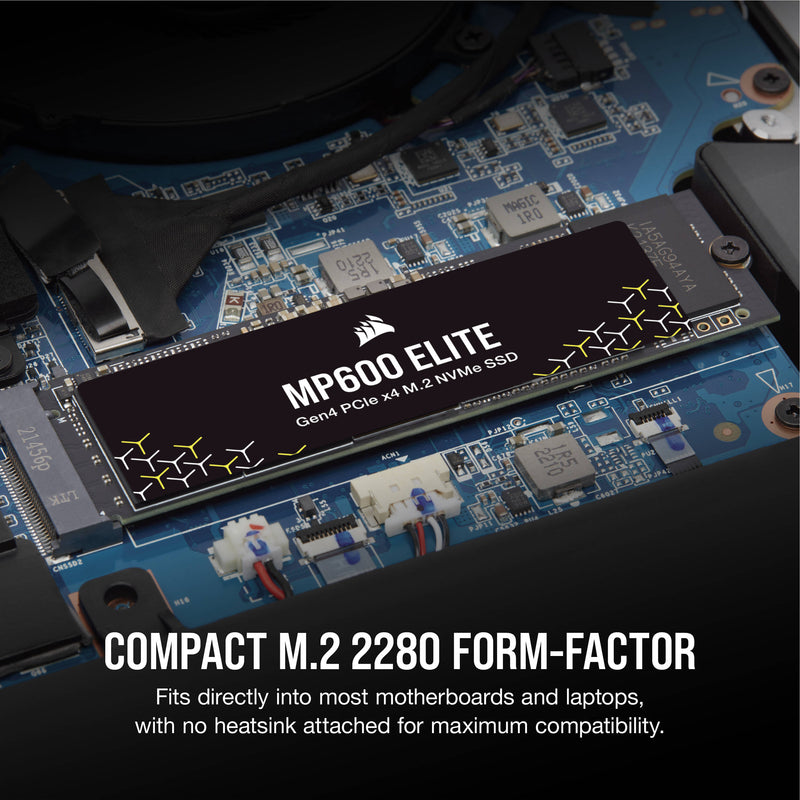Corsair 1TB MP600 ELITE NVMe PCIe 4.0 M.2 Internal SSD