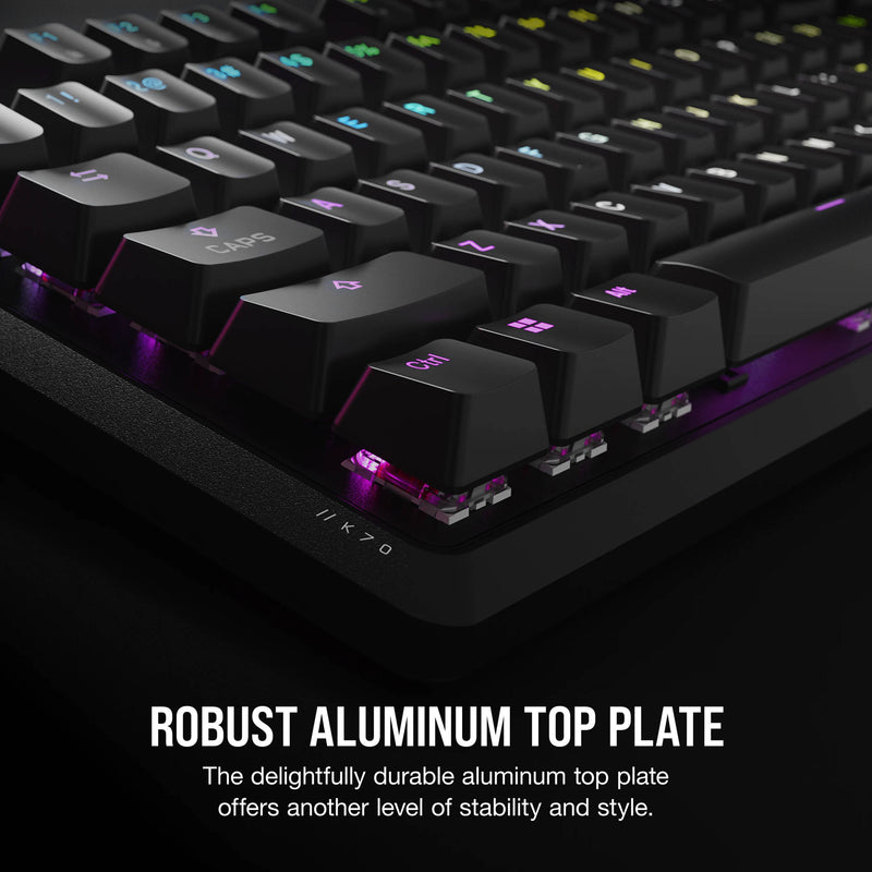 Corsair K70 CORE RGB Full Size Mechanical Gaming Keyboard (Black)