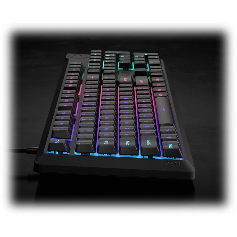 Corsair K55 CORE RGB Gaming Keyboard (Black)