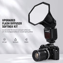 Neewer NS5P Upgraded Rectangular and Octagon Flash Diffuser Kit
