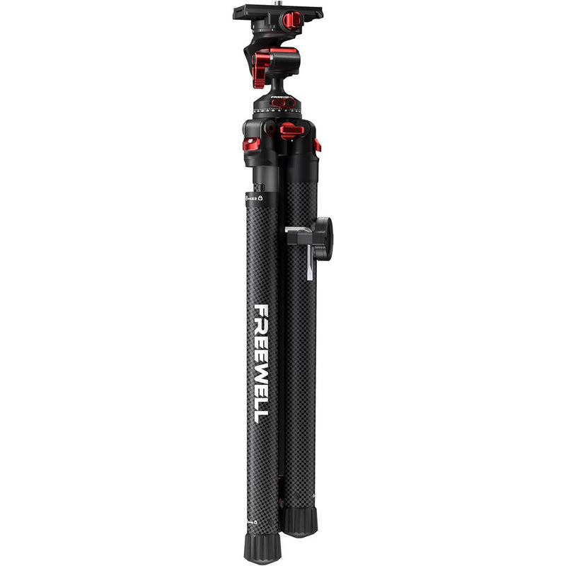 Freewell FW-T1 Carbon Fiber Real Travel Tripod with Ball Head