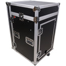 ProX Vertical Rackmount Mixer Case with 10 RU Slant Top Combo (16 RU)