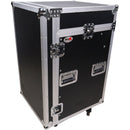 ProX Vertical Rackmount Mixer Case with 10 RU Slant Top Combo (16 RU)