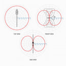 Deity Microphones BF1 Passive Omnidirectional Butterfly Antenna (Pair, 470 MHz to 1 GHz)
