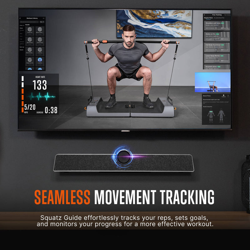 SQUATZ Home Fitness Camera Video Bar
