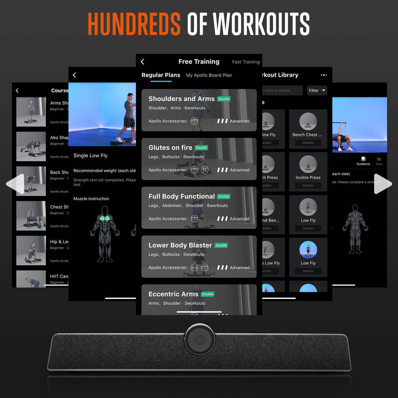 SQUATZ Home Fitness Camera Video Bar