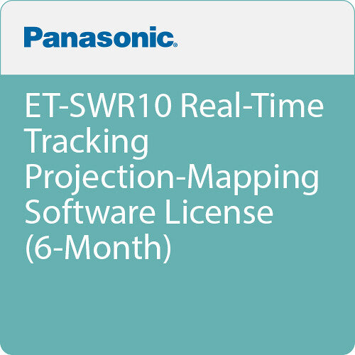 Panasonic ET-SWR10 Real-Time Tracking Projection-Mapping Software License (6-Month)