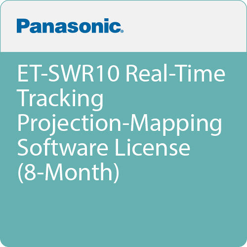 Panasonic ET-SWR10 Real-Time Tracking Projection-Mapping Software License (8-Month)