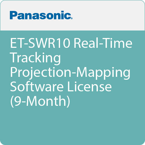 Panasonic ET-SWR10 Real-Time Tracking Projection-Mapping Software License (9-Month)