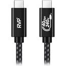 RVP+ 6' Thunderbolt 4 & USB4 Cable (Black)