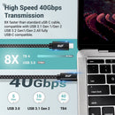RVP+ 3' Thunderbolt 4 & USB4 Cable (Black)