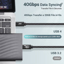 RVP+ 6' Thunderbolt 4 & USB4 Cable (Black)