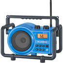 Sangean BB-100 Ultra-Rugged Portable Bluetooth Speaker with AM/FM Radio (Blue)