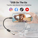 RVP+ USB-C to USB-A 3.0 Female Adapter (2-Pack, Black)