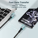 RVP+ 3' USB-C 3.2 Gen 2x2 Right-Angle Cable (Gray, 2-Pack)
