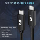 RVP+ 6' USB-C 3.2 Gen 2x2 Cable (2-Pack)