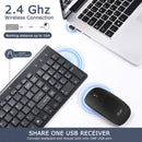 RVP+ Wireless Ultra Slim Keyboard and Mouse Combo (Black)