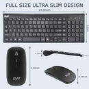 RVP+ Wireless Ultra Slim Keyboard and Mouse Combo (Black)