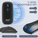 RVP+ Wireless Ultra Slim Keyboard and Mouse Combo (Black)