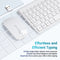 RVP+ Wireless Ultra Slim Keyboard and Mouse Combo (White)