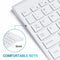 RVP+ Wireless Ultra Slim Keyboard and Mouse Combo (White)