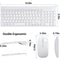 RVP+ Wireless Ultra Slim Keyboard and Mouse Combo (White)