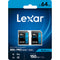 Lexar 64GB High-Performance 800x PRO UHS-I SDXC Card (BLUE Series, 2-Pack)