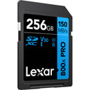 Lexar 256GB High-Performance 800x PRO UHS-I SDXC Card (BLUE Series)