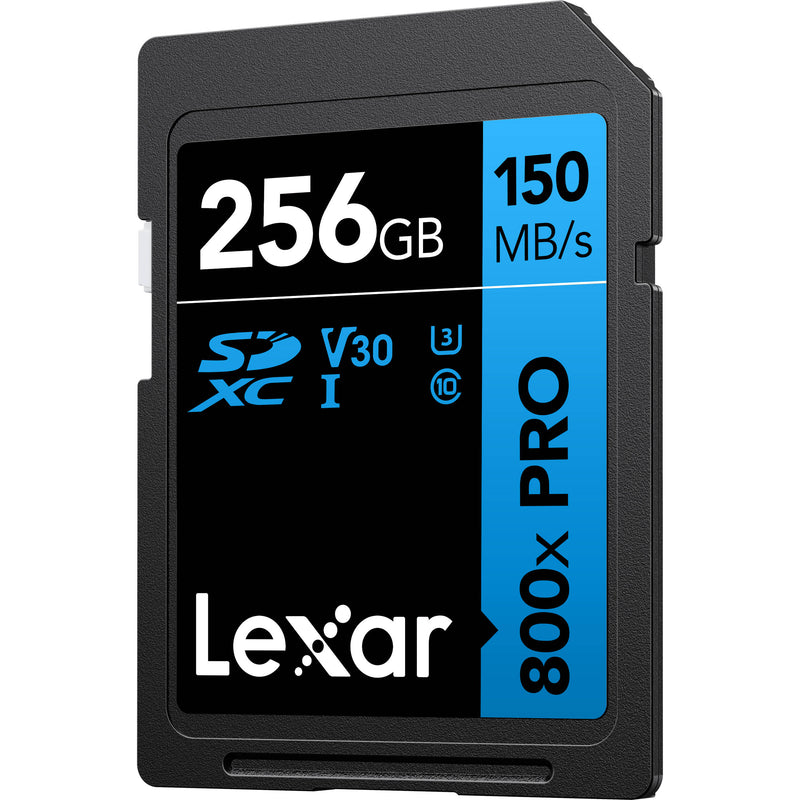 Lexar 256GB High-Performance 800x PRO UHS-I SDXC Card (BLUE Series)