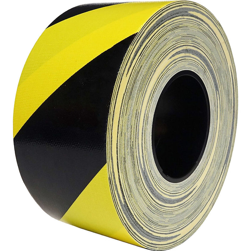 GaffGun BT-7110GG Dry Channel Gaffers Tape Roll (2.83" x 60 yd, Black/Yellow)