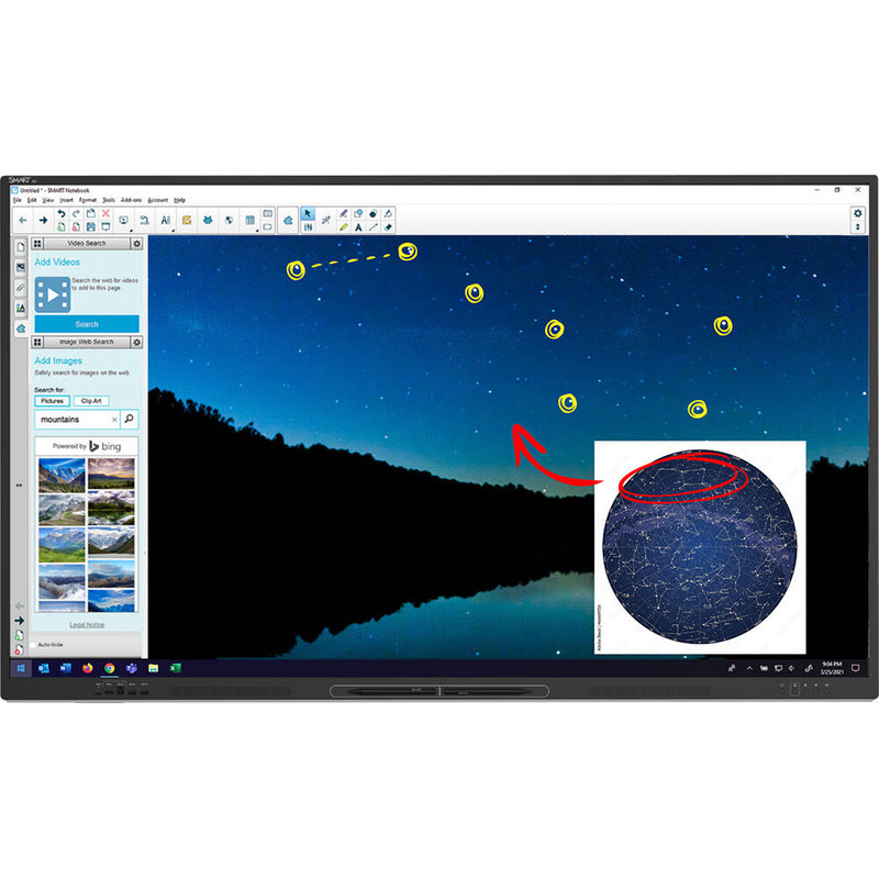 SMART Technologies GX175-V3 75" UHD 4K Touchscreen Commercial Monitor