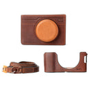SmallRig Leather Case Kit and L-Mount Plate with Handle for FUJIFILM X100VI (Brown)