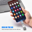 RVP+ USB-A Female to USB-C Male Adapter (5-Pack, Gray)