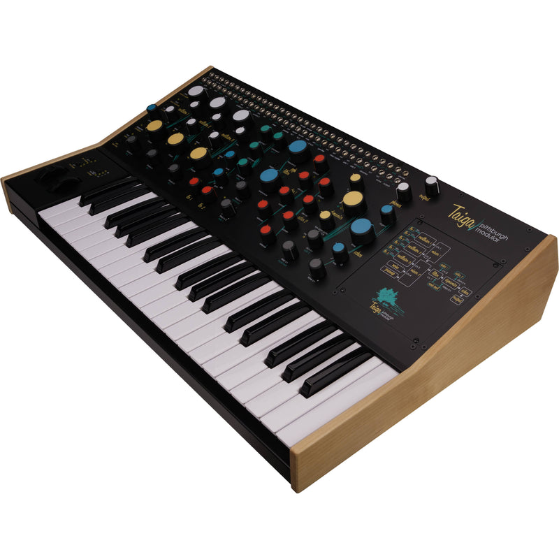 Pittsburgh Modular Taiga Keyboard Analog Semi-Modular Synthesizer with 24 HP Eurorack Expansion Bay