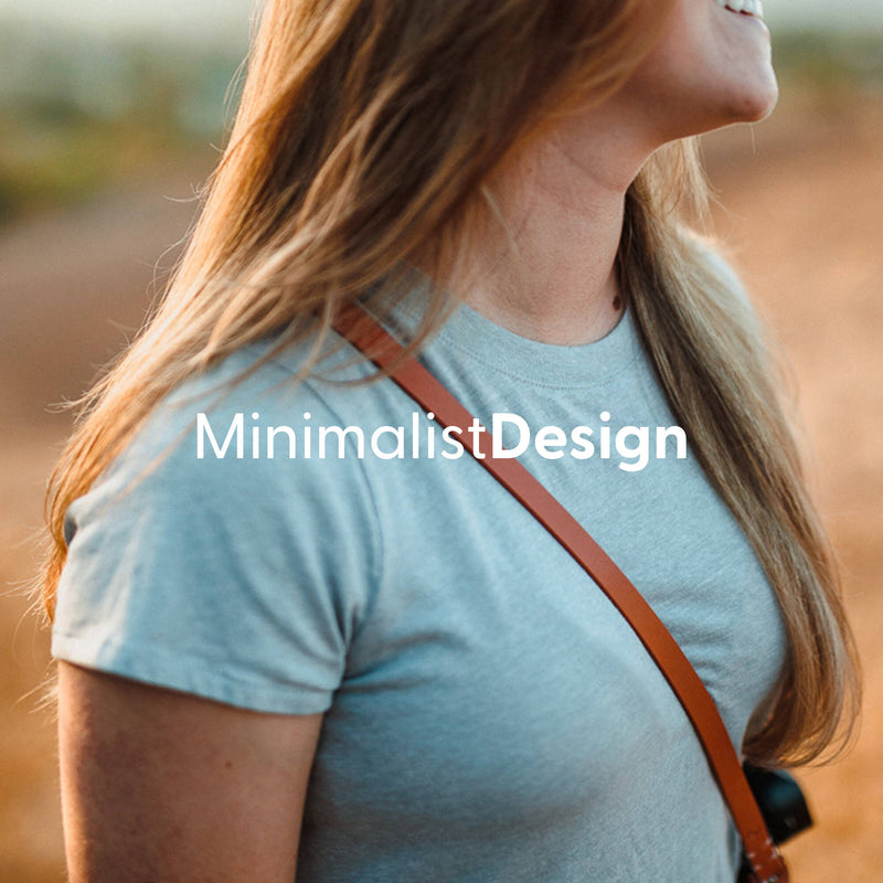 Evergreen Cases Minimalist Leather Camera Strap (Tan, 38")
