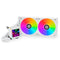 Lian Li Galahad II LCD 280 AIO CPU Liquid Cooler with Performance Fans (White)