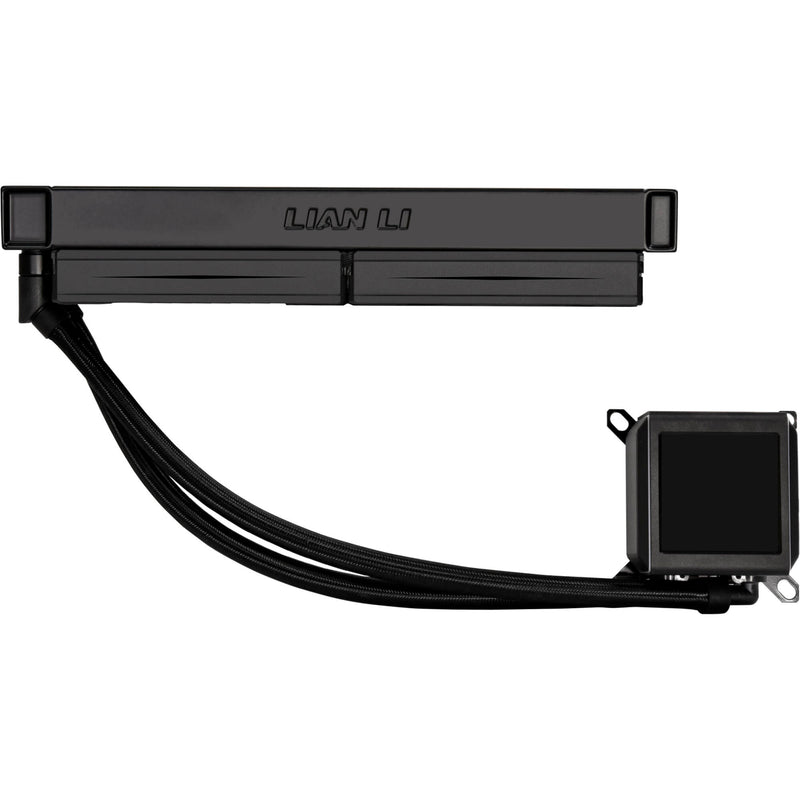Lian Li Galahad II LCD 280 AIO CPU Liquid Cooler with Performance Fans (Black)