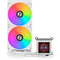 Lian Li Galahad II LCD 280 AIO CPU Liquid Cooler with Performance Fans (White)