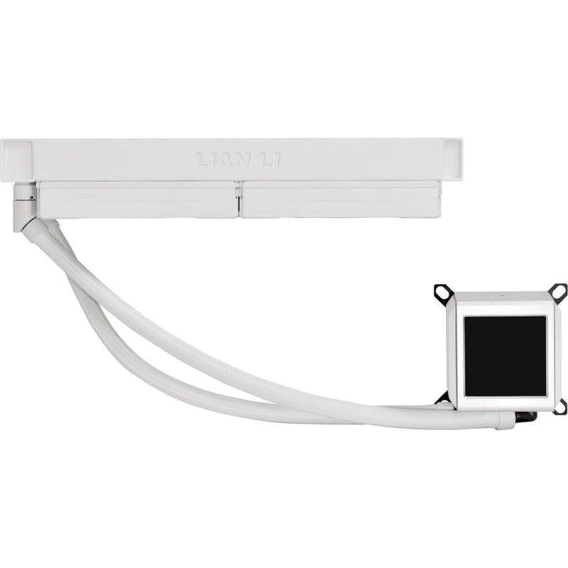 Lian Li Galahad II LCD 280 AIO CPU Liquid Cooler with Performance Fans (White)