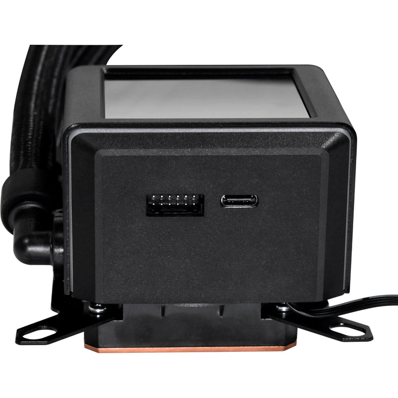 Lian Li Galahad II LCD 360 AIO CPU Liquid Cooler with Performance Fans (Black)