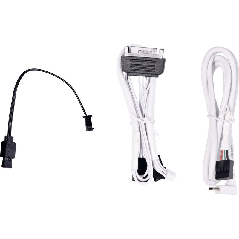 Lian Li Galahad II LCD 360 AIO CPU Liquid Cooler with Performance Fans (White)