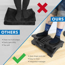 Mount-It! Dual-Pedal Ergonomic Footrest