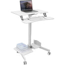 Mount-It! Mobile Sit-Stand Computer Workstation