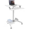 Mount-It! Mobile Sit-Stand Computer Workstation