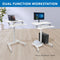 Mount-It! Mobile Sit-Stand Computer Workstation