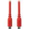 RODE SC27 SuperSpeed USB-C to USB-C Cable (Red, 6.6')