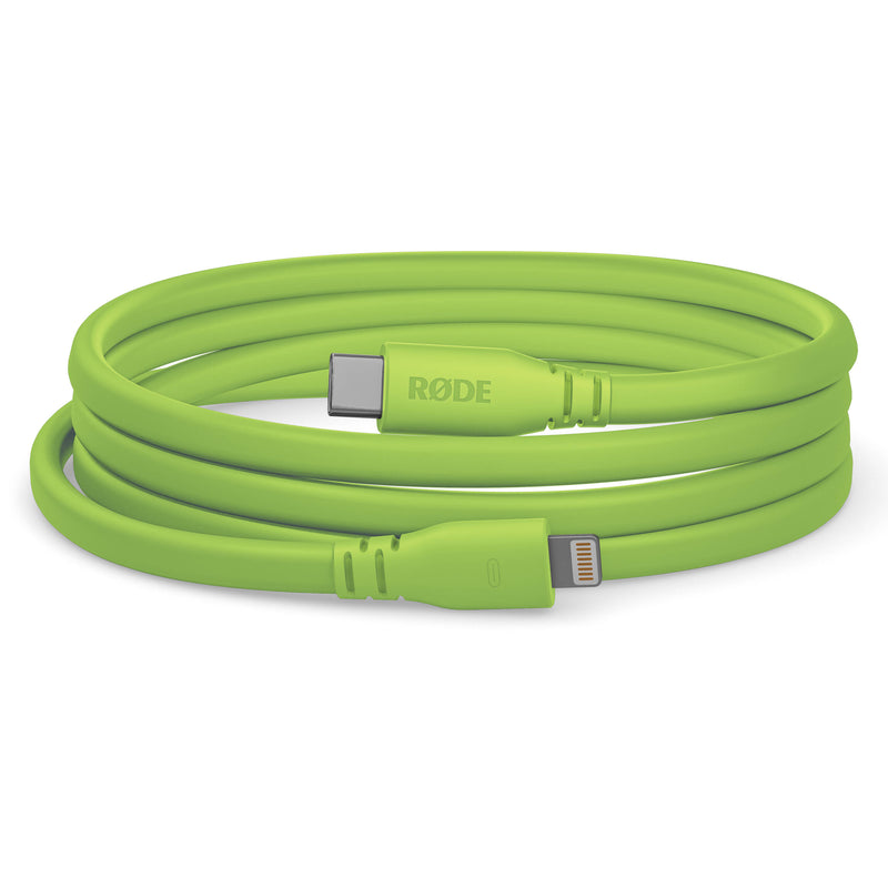 RODE SC19 Lightning to USB-C Cable (Green, 5')