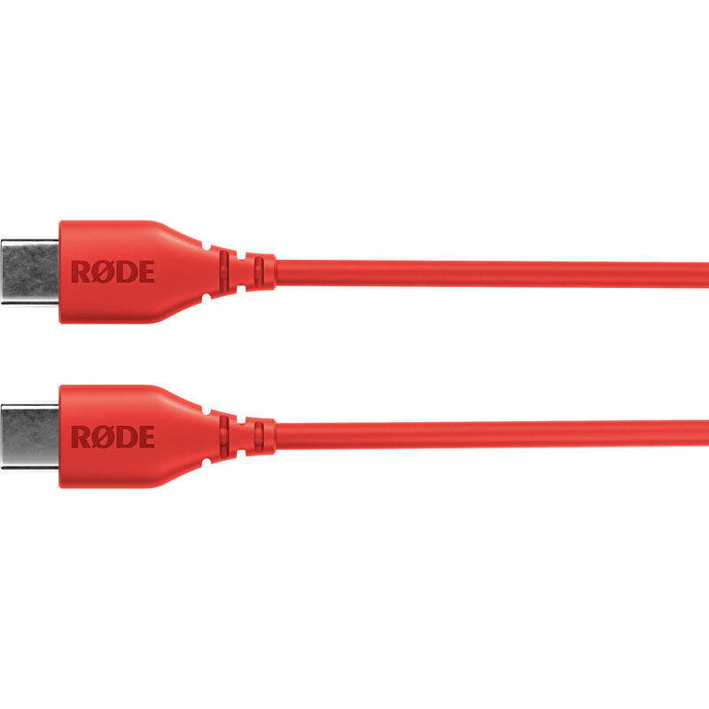 RODE SC22 USB-C to USB-C Cable (Red, 11.8")